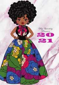 2021 Black African Woman Weekly Planner