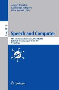 Speech and Computer