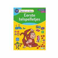 Oefenboek met stickers - Eerste telspelletjes 5-6 jaar 3de kleuterklas groep 2