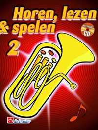 Horen Lezen & Spelen deel 2 voor Bariton / Euphonium (G-sleutel) (Boek met Cd)