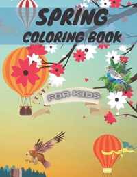 Spring Coloring Book For Kids