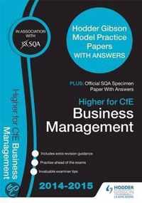 SQA Specimen Paper 2014 Higher for CFE Business Management & Hodder Gibson Model Papers