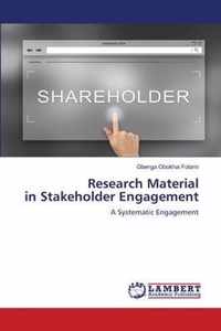 Research Material in Stakeholder Engagement