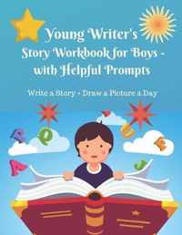 Young Writer's Story Work Book for Boys - with Helpful Prompts