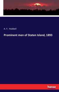 Prominent men of Staten Island, 1893