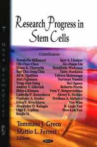 Research Progress in Stem Cells