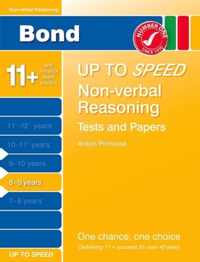 Bond Up to Speed Non-Verbal Reasoning Tests and Papers 8-9 Years