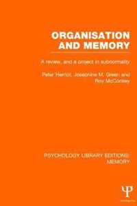 Organisation and Memory (PLE: Memory)