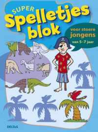 Super spelletjesblok voor stoere jongens van 5-7 jaar