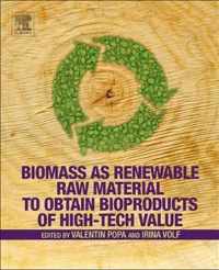 Biomass as Renewable Raw Material to Obtain Bioproducts of High-Tech Value