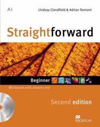 Straightforward 2nd Edition Beginner Workbook with key & CD