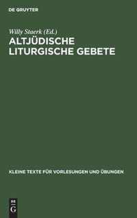 Altjudische Liturgische Gebete