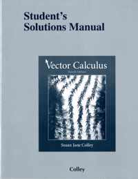 Vector Calculus Student's Solutions Manual