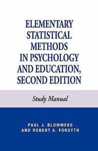 Elementary Statistical Methods in Psychology