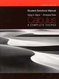 Student Solutions Manual for Calculus