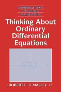 Thinking about Ordinary Differential Equations