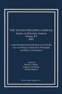The Studia Philonica Annual XV, 2003