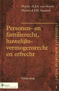 Studiereeks burgerlijk recht 1 - Personen- en familierecht, huwelijksvermogensrecht en erfrecht