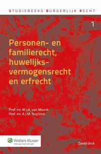 Studiereeks burgerlijk recht 1 - Personen- en familierecht, huwelijksvermogensrecht en erfrecht