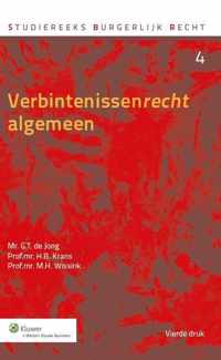 Studiereeks burgerlijk recht 4 - Verbintenissenrecht algemeen