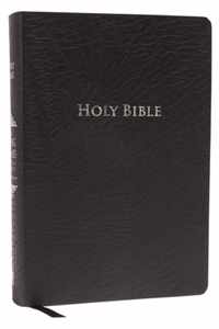 KJV Study Bible, Large Print, Bonded Leather, Black, Red Letter