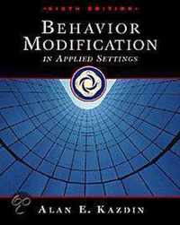 Behavior Modification In Applied Settings