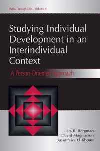 Studying individual Development in An interindividual Context
