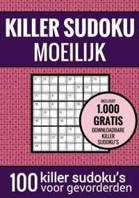 Sudoku Moeilijk: KILLER SUDOKU - Puzzelboek met 100 Moeilijke Puzzels voor Volwassenen en Ouderen