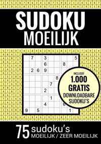Sudoku Moeilijk / Sudoku Zeer Moeilijk - Puzzelboek: 75 Moeilijke Sudoku Puzzels voor Volwassenen en Ouderen - Sudoku Puzzelboeken - Paperback