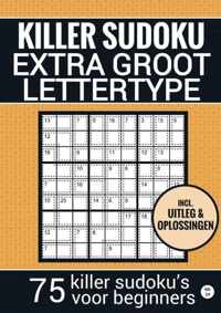 Puzzelboek voor Ouderen, Slechtzienden, Opa, Oma, Senioren - NR.24 - Makkelijke KILLER SUDOKU - Grootletter Type