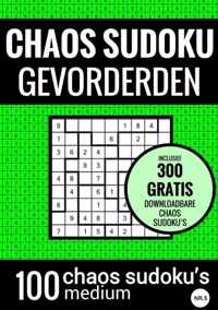 Sudoku Medium: CHAOS SUDOKU - nr. 5 - Puzzelboek met 100 Medium Puzzels voor Volwassenen en Ouderen
