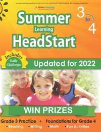 Summer Learning HeadStart, Grade 3 to 4: Fun Activities Plus Math, Reading, and Language Workbooks