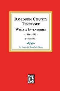 Davidson County, Tennessee Wills and Inventories, 1816-1832.