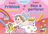 Super prikblok I love unicorns / Super bloc Ã  perforer I love unicorns