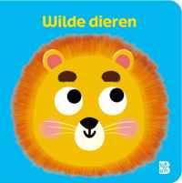 Kartonboek met wiebeloogjes 1 -   Wilde dieren