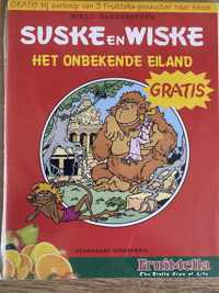 Suske en Wiske het onbekende eiland ( omkeer strip 2-talig )