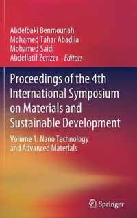 Proceedings of the 4th International Symposium on Materials and Sustainable Development: Volume 1