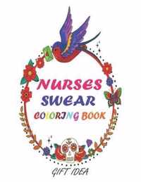 Nurses Swear Coloring Book-Gift Idea