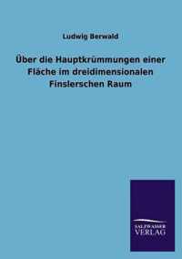 UEber die Hauptkrummungen einer Flache im dreidimensionalen Finslerschen Raum