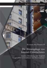 Die Boersengange von Internet-Unternehmen