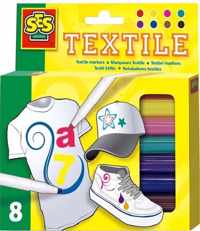 Textielstiften 8 Stuks