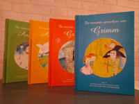 De mooiste sprookjes van Grimm en Anderson 4 boekjes met 15 verhaaltjes voor het slapen gaan Efteling sprookjes