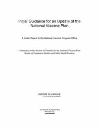 Initial Guidance for an Update of the National Vaccine Plan