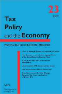 Tax Policy And The Economy V23