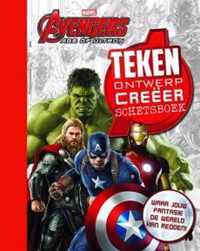 Avengers teken, ontwerp, creÃ«er, schetsboek
