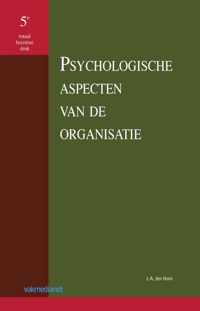 Psychologische aspecten van de organisatie