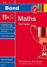 Bond 11+ Test Papers Maths Standard Pack 2