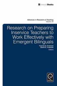 Research On Preparing Inservice Teachers To Work Effectively