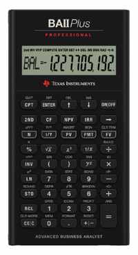 Rekenmachine Texas Instruments TI Ba II professional - Overig (3243480015172)