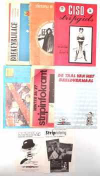 Stripschrift en Stripinformatiebladen - 8 Stuks